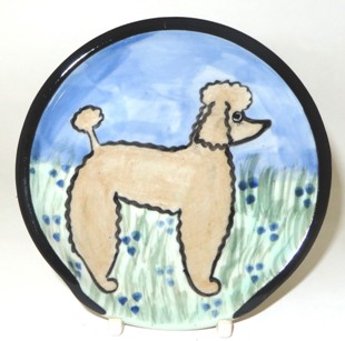 Poodle Apricot -Deluxe Spoon Rest - Click Image to Close